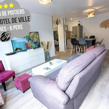 Beau-Jean, Un Cocon Sympa 5 Min A Pied Du Centre-Ville, Parking Prive, A 10 Min Du Chu Poitiers Esterno foto