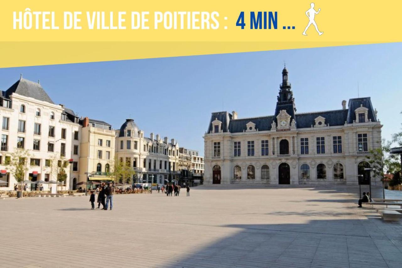 Appartement Beau-jean, Un Cocon Sympa 5 Min A Pied Du Centre-ville, Parking Prive, A 10 Min Du Chu Poitiers