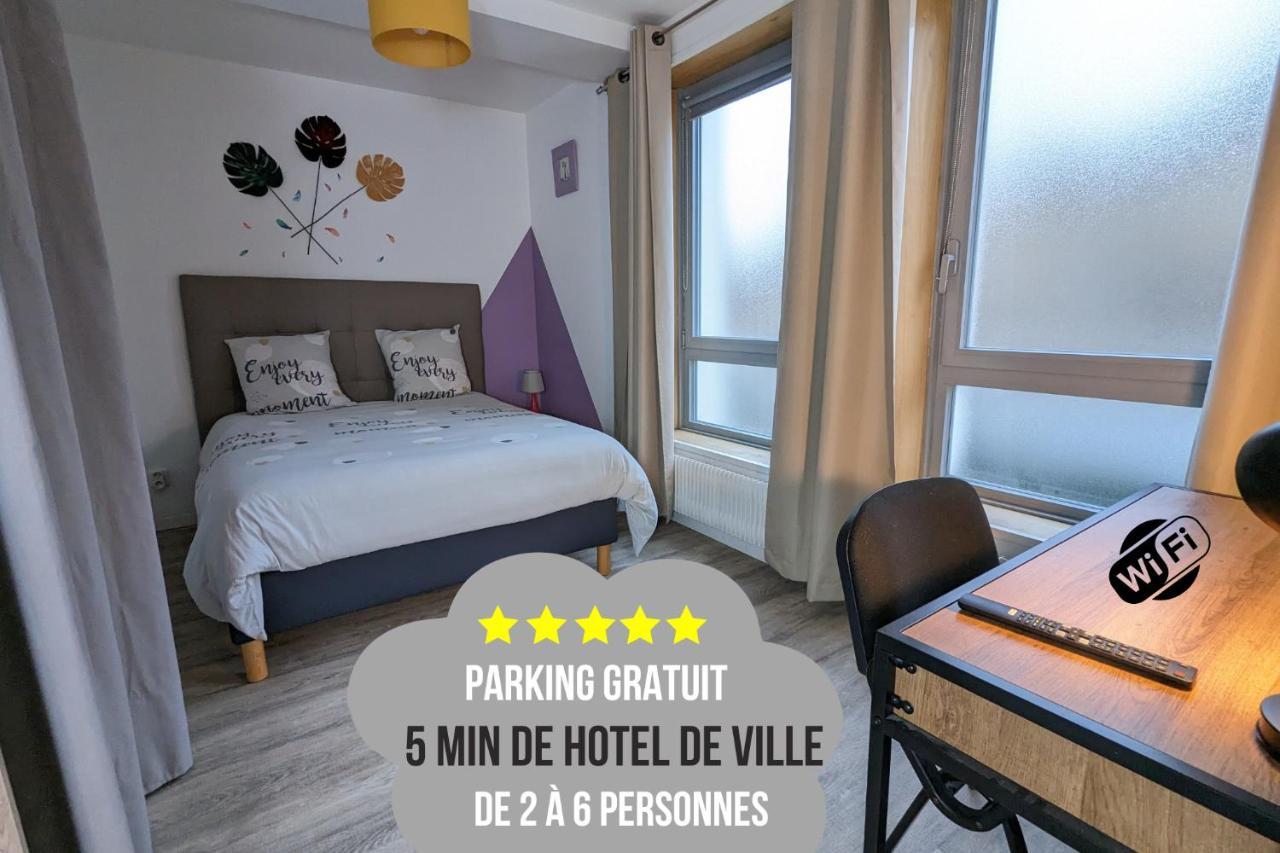Beau-jean, Un Cocon Sympa 5 Min A Pied Du Centre-ville, Parking Prive, A 10 Min Du Chu Appartement *